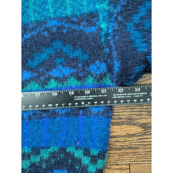 Icewear Women Sz S Geometric Nordic Wool Sweater Fisherman Iceland Made Fairisle - Picture 6 of 7